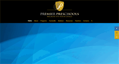 Desktop Screenshot of premierpreschools.com