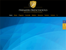 Tablet Screenshot of premierpreschools.com